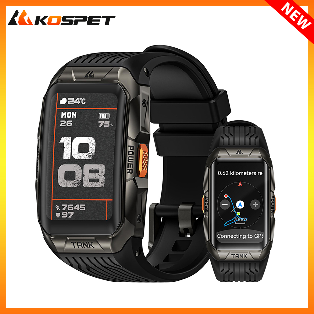 Altimeter Compass Watch - 2025 KOSPET TANK X2 الترا ساعة