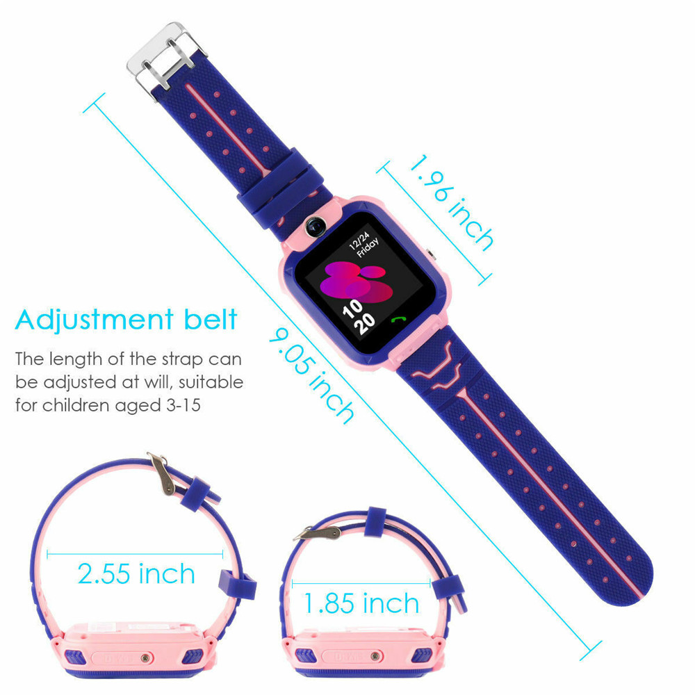 2G Kids ساعة ذكية SOS Call LBS - مراجعة Smartwatch Digital Watches For Kid Girl وسعره