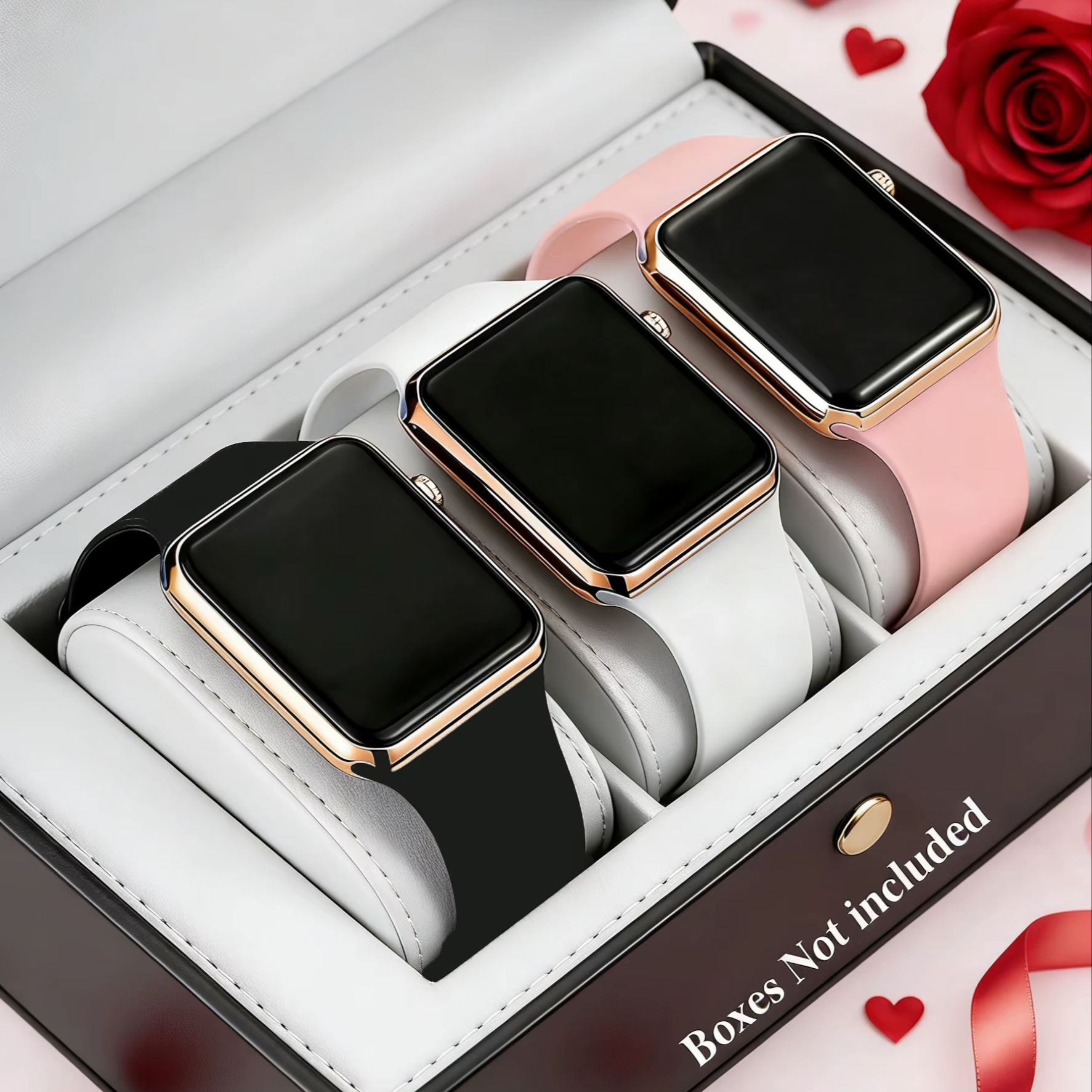 مجموعة من 3 ساعات إلكترونية أن - مراجعة Smartwatch Watches For Girls وسعره