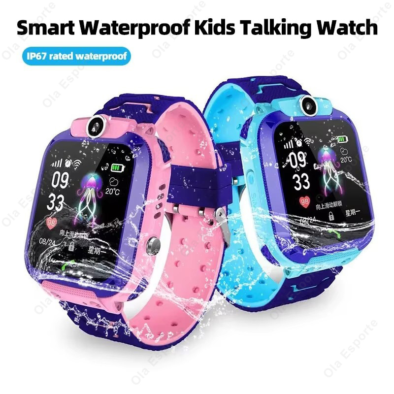 ساعة ذكية للأطفال Q12 مع خاصية - مراجعة Smartwatch Digital Watches For Kid Girl وسعره