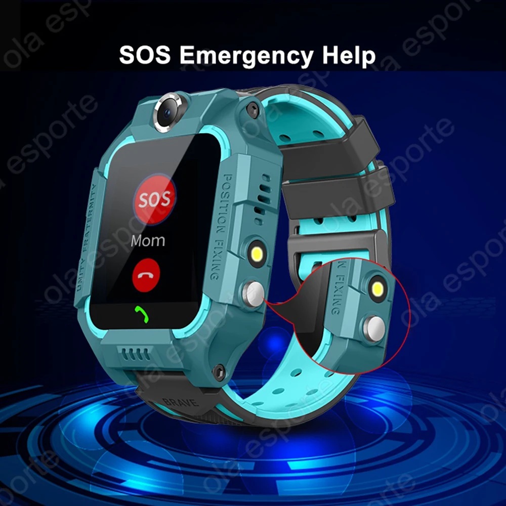 ساعة ذكية للأطفال Q12 مع خاصية - مراجعة Smartwatch Digital Watches For Kid Girl وسعره
