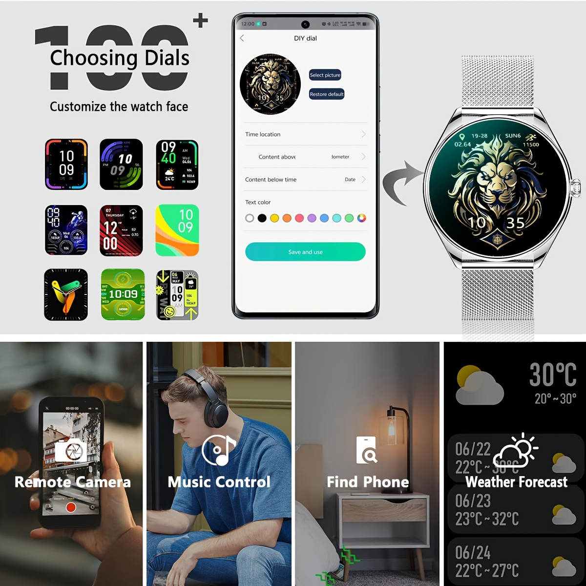 ساعة ذكية جديدة فائقة النحافة  - مراجعة Watches Ladies Smartwatch وسعره