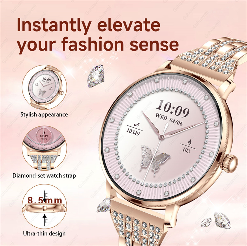 ساعة ذكية نسائية جديدة لعام 20 - مراجعة Watches Ladies Smartwatch وسعره