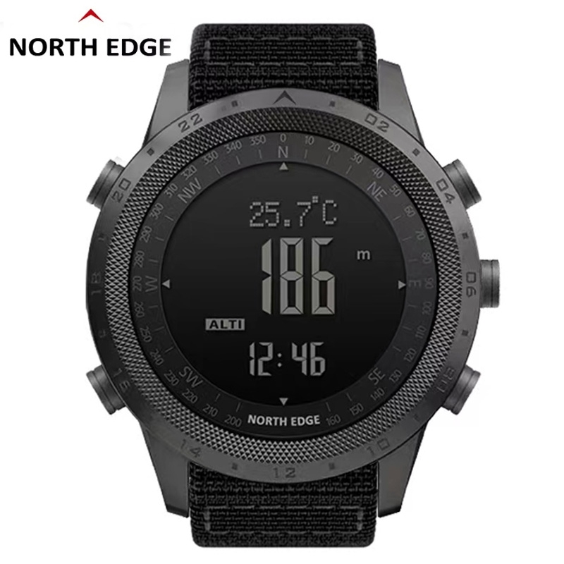 NORTH EDGE الصحراء الرجال ساعة - مراجعة Altimeter Compass Watch وسعره