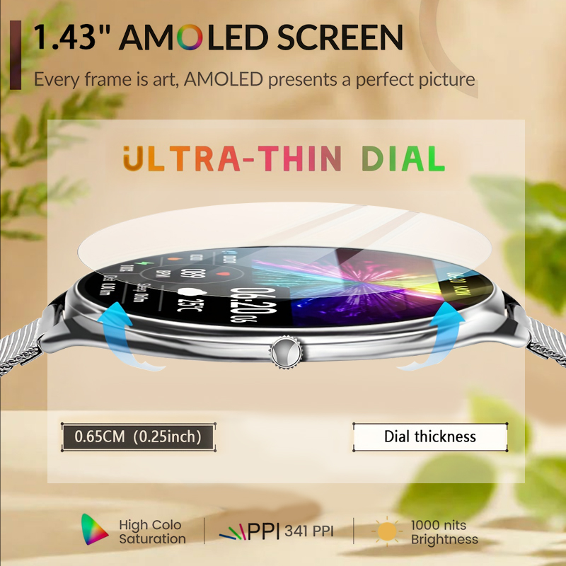 ساعة ذكية أصلية للنساء 2026، ش - مراجعة Watches Ladies Smartwatch وسعره