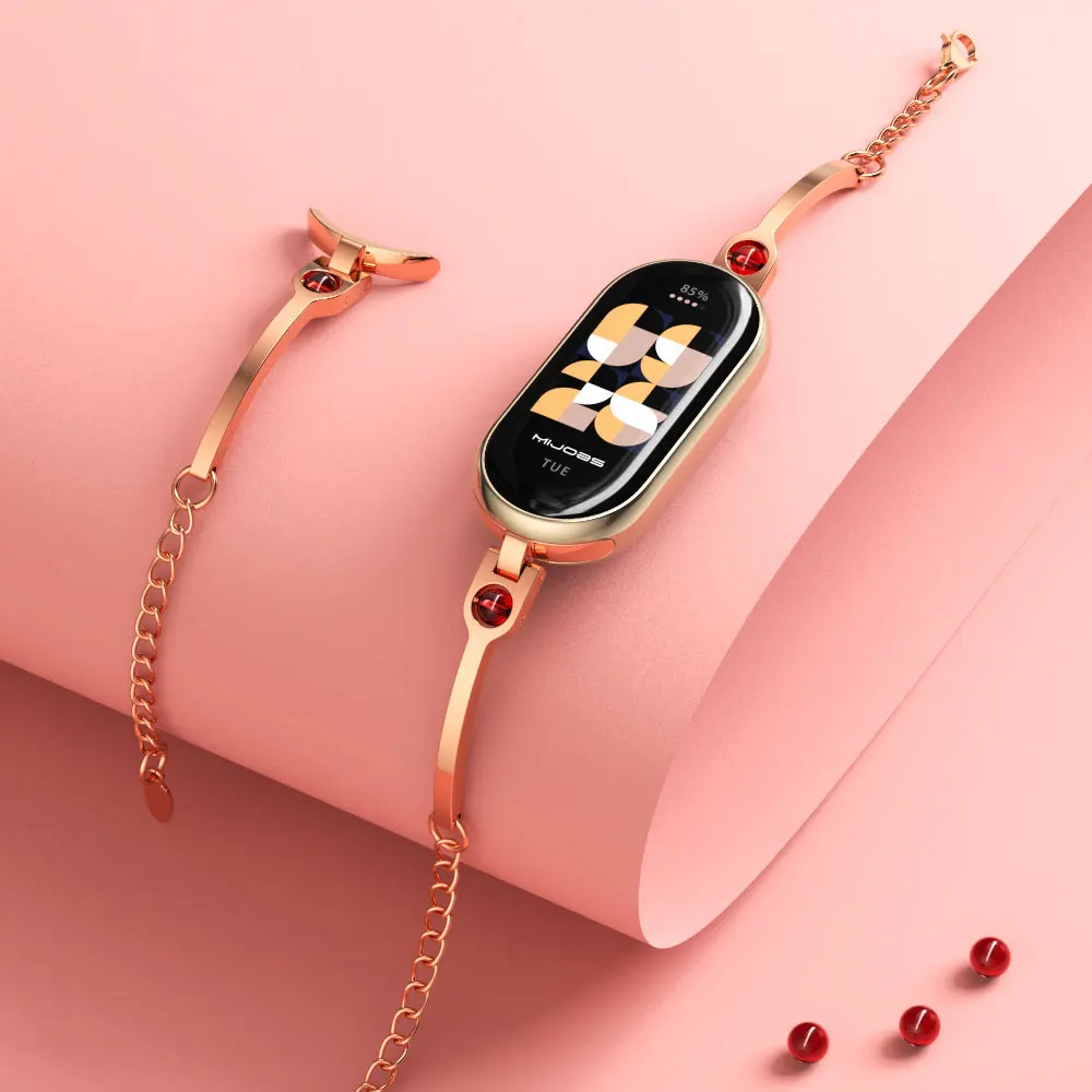 حزام بديل من الفولاذ المقاوم ل - مراجعة Smartwatch Watches For Girls وسعره